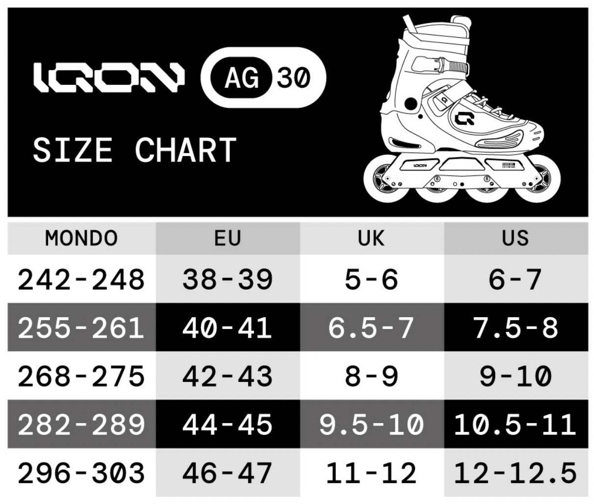 IQON - AG30 + Kizer Level 3.1 Urban Inline Skates