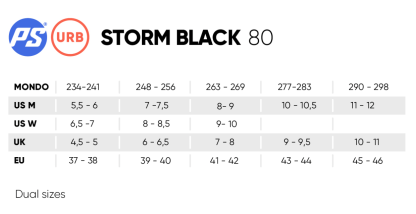 POWERSLIDE - Black Storm 80 Urban Inline Skates