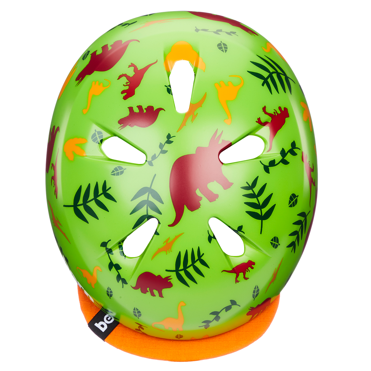BERN - Tigre Satin Green Dino Kids Helmet