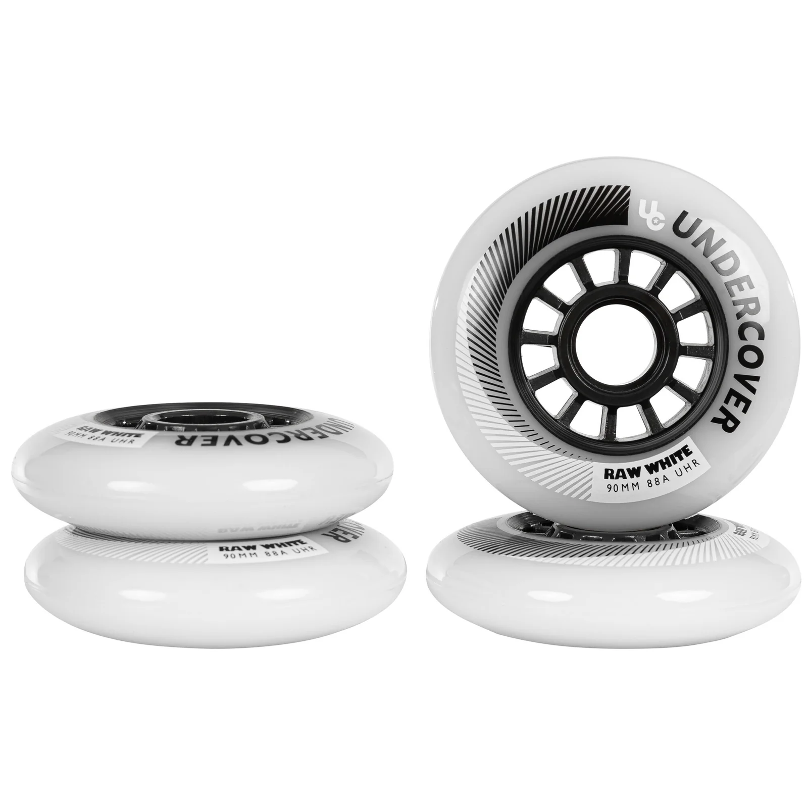 UNDEROVER - Raw 90mm / 88a Urban Inline Skate Wheels