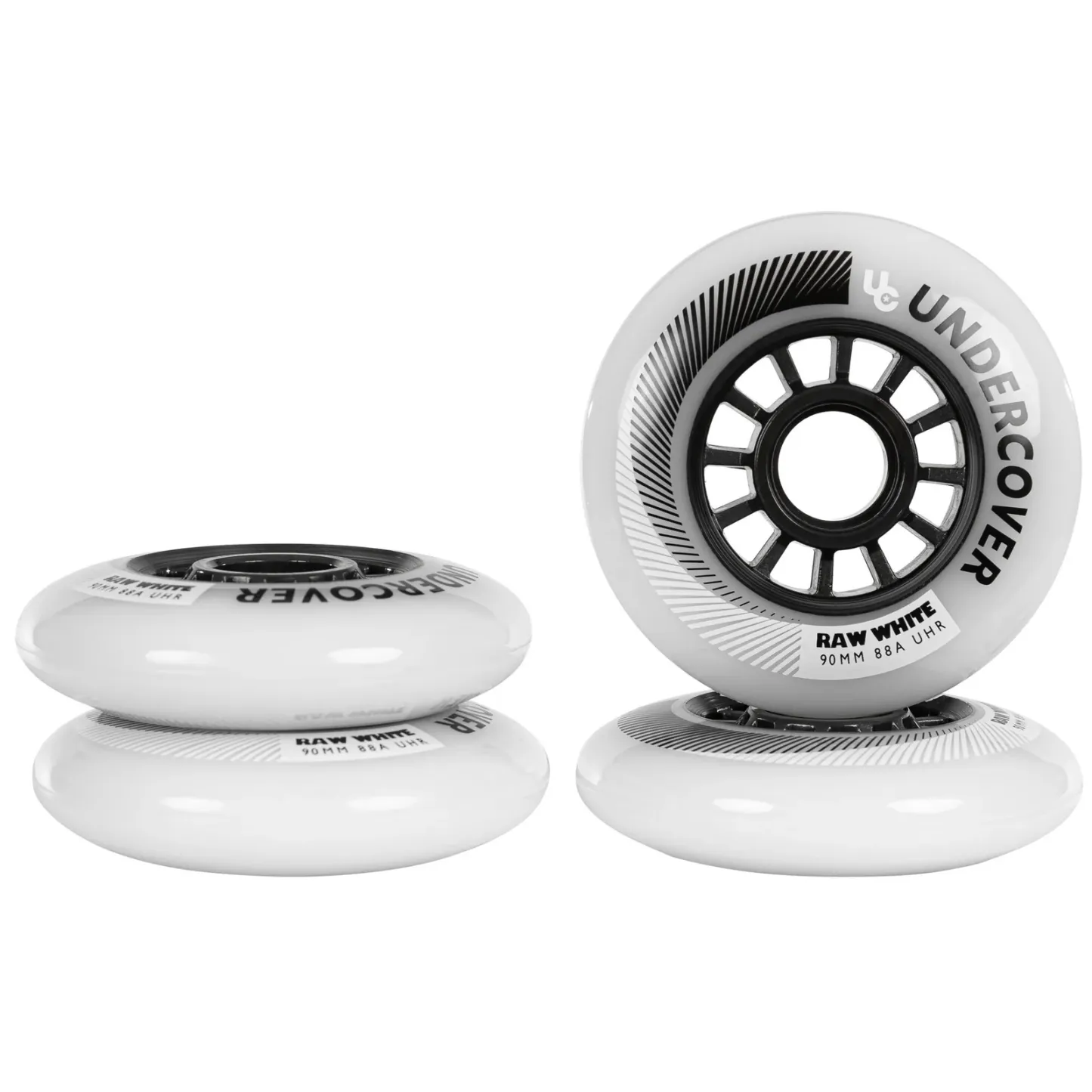 UNDEROVER - Raw 90mm / 88a Urban Inline Skate Wheels