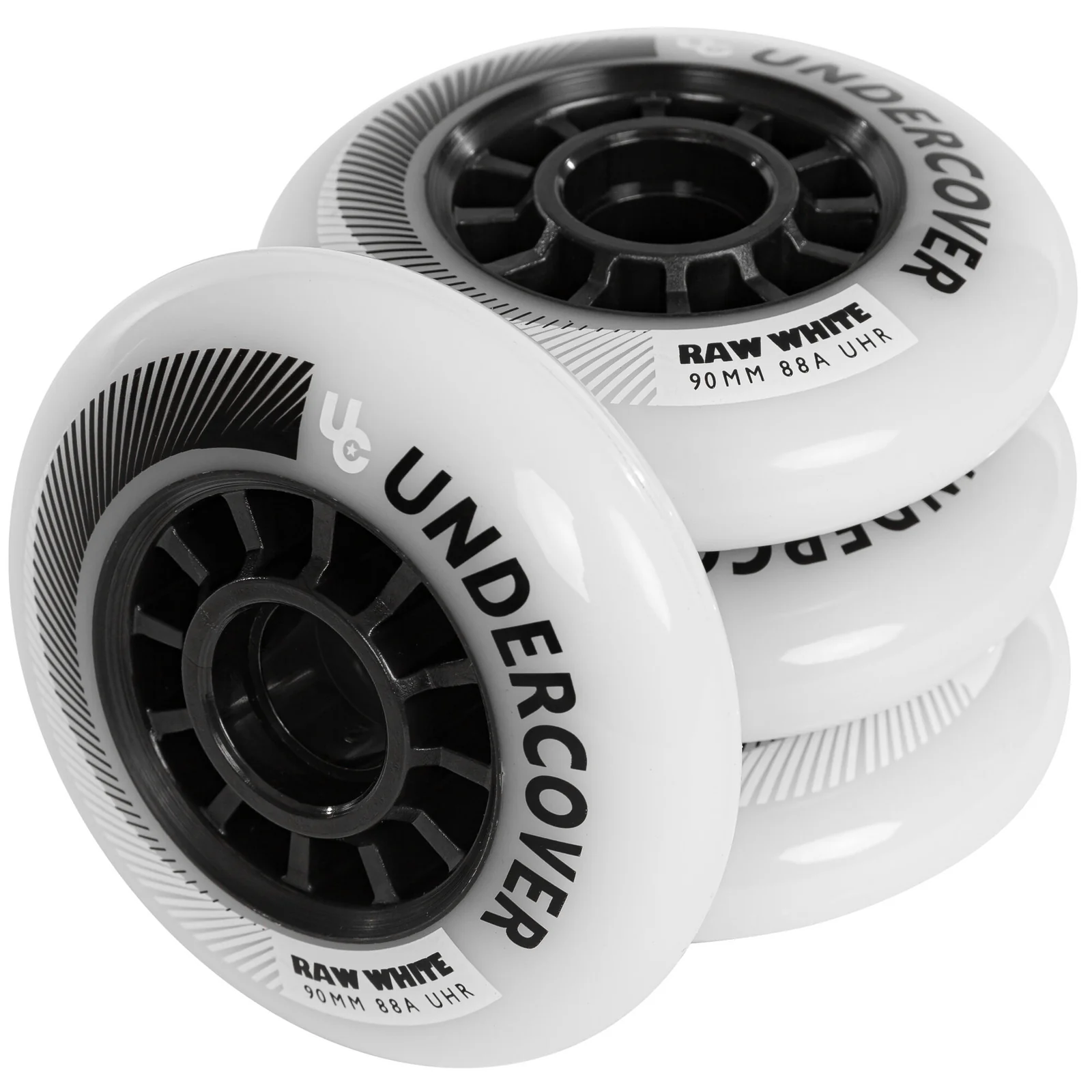 UNDEROVER - Raw 90mm / 88a Urban Inline Skate Wheels
