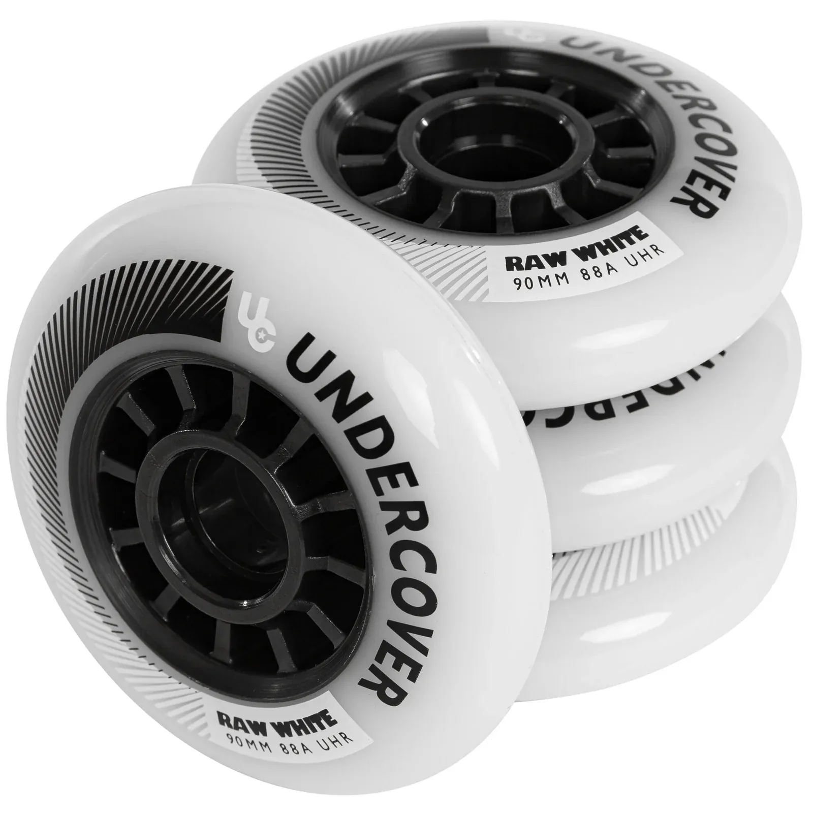 UNDEROVER - Raw 90mm / 88a Urban Inline Skate Wheels