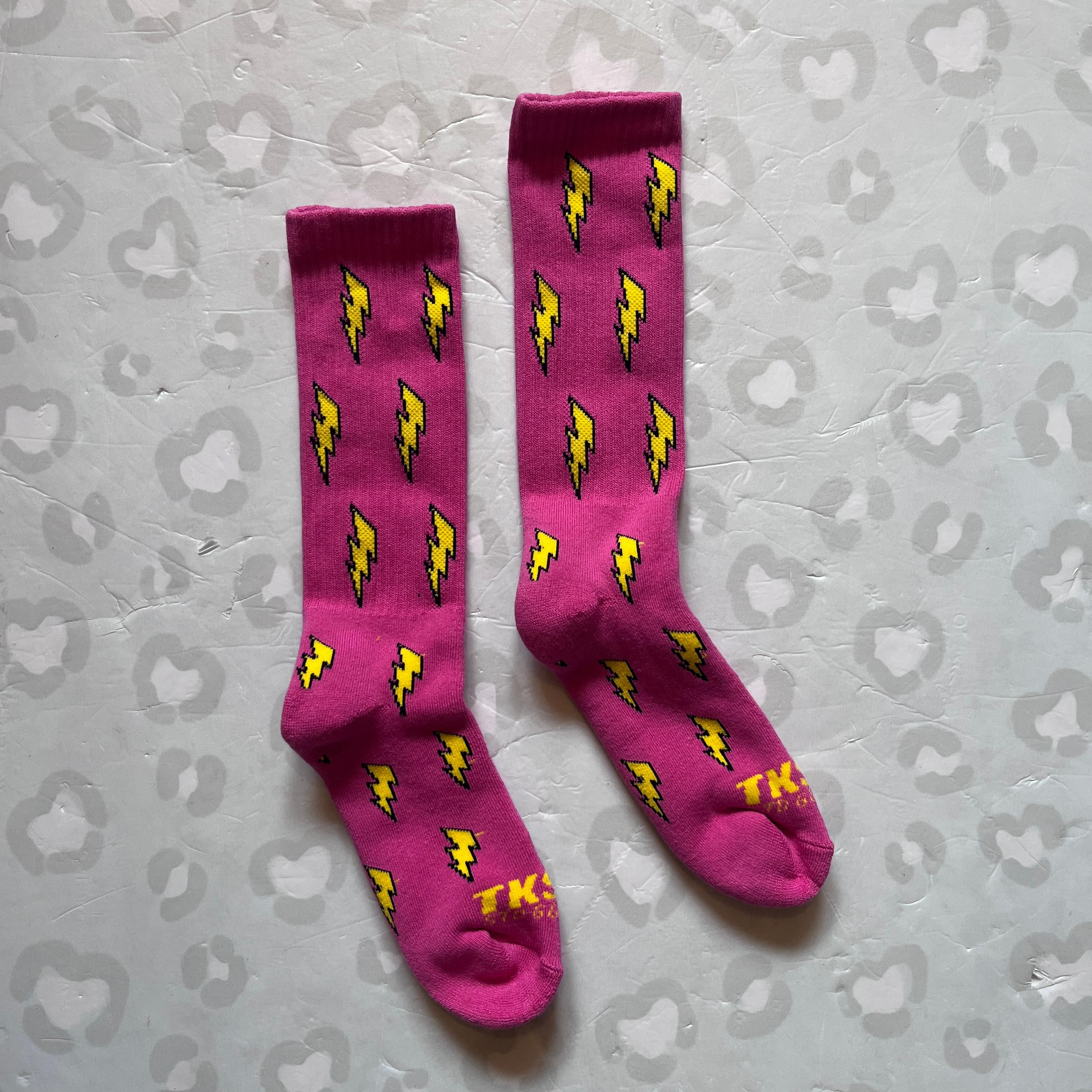 TKSB - Pink Flash Socks