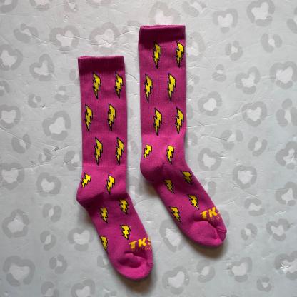 TKSB - Pink Flash Socks