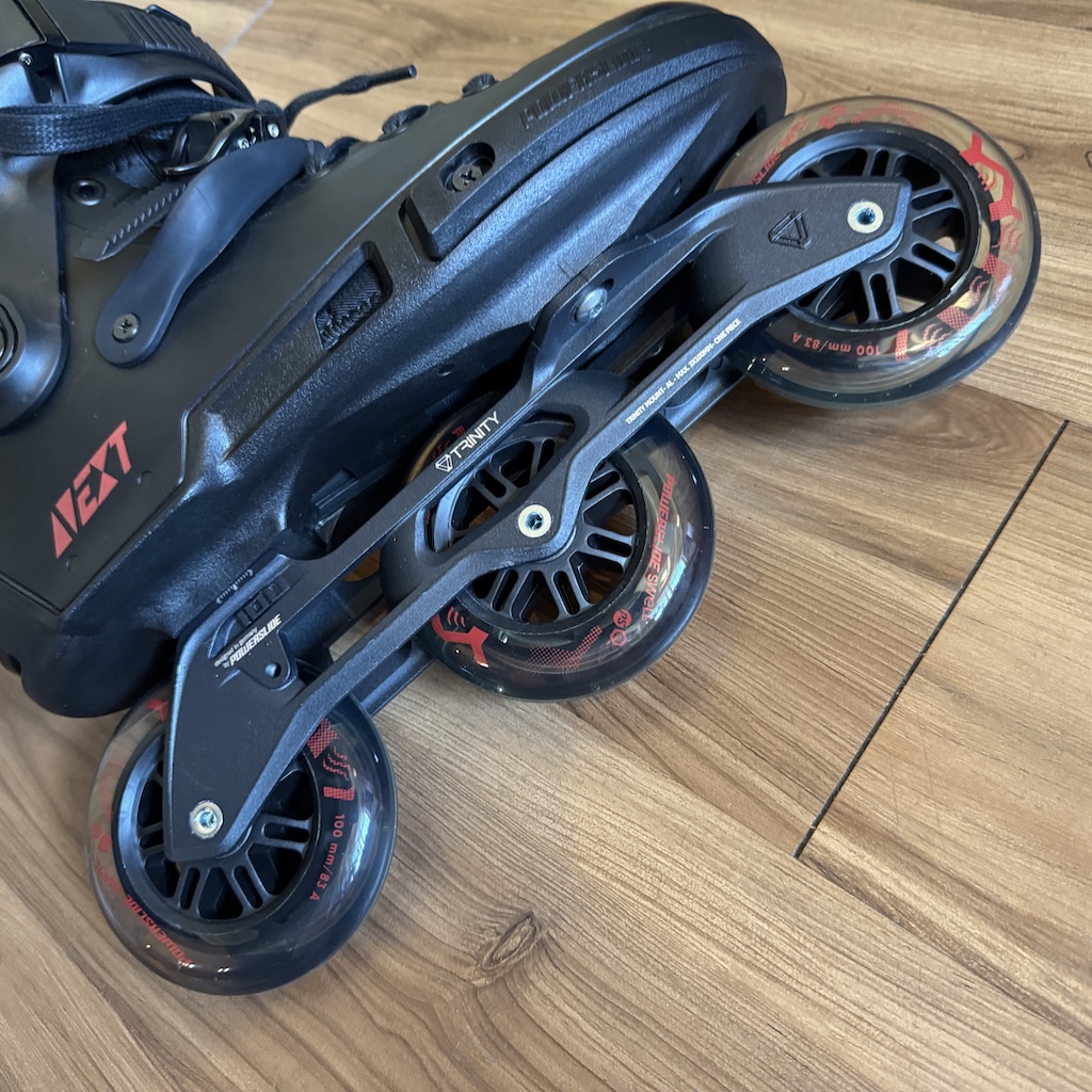 POWERSLIDE - Custom Next 100 Urban Inline Skates (EU44-45 / Black / Recall Liner)