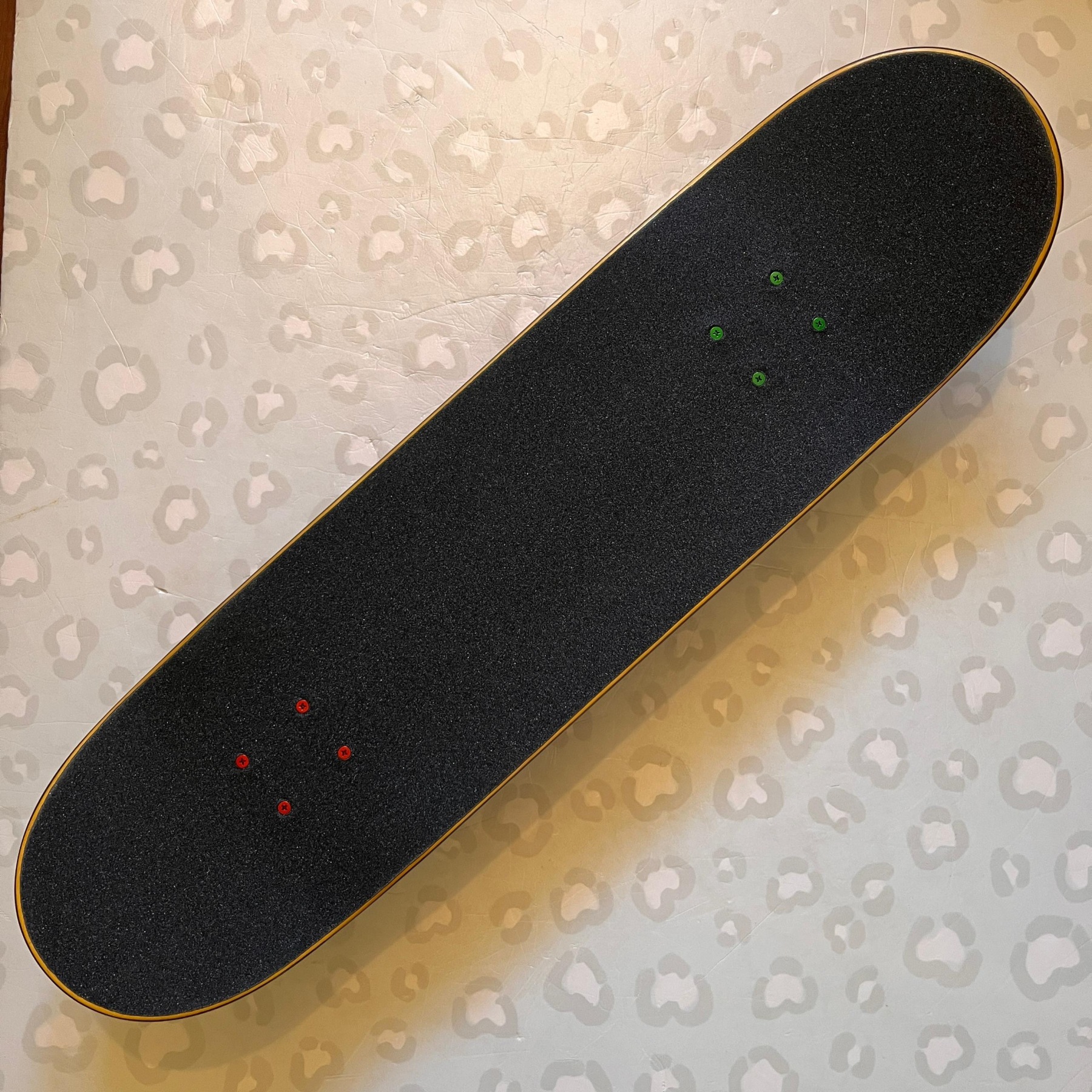 917 - Truck Red Stripe 8.38" Complete Skateboard (Thunder & Ricta Custom)