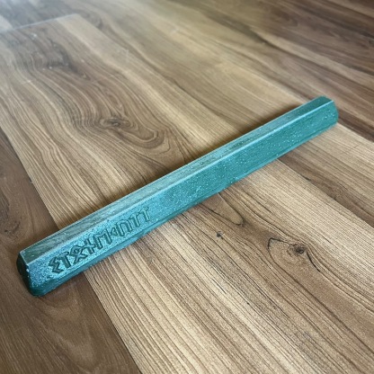 STONCUTT - Slappy (Flat Green With Relic) Classic Curb Concrete Fingerboard Obstacle