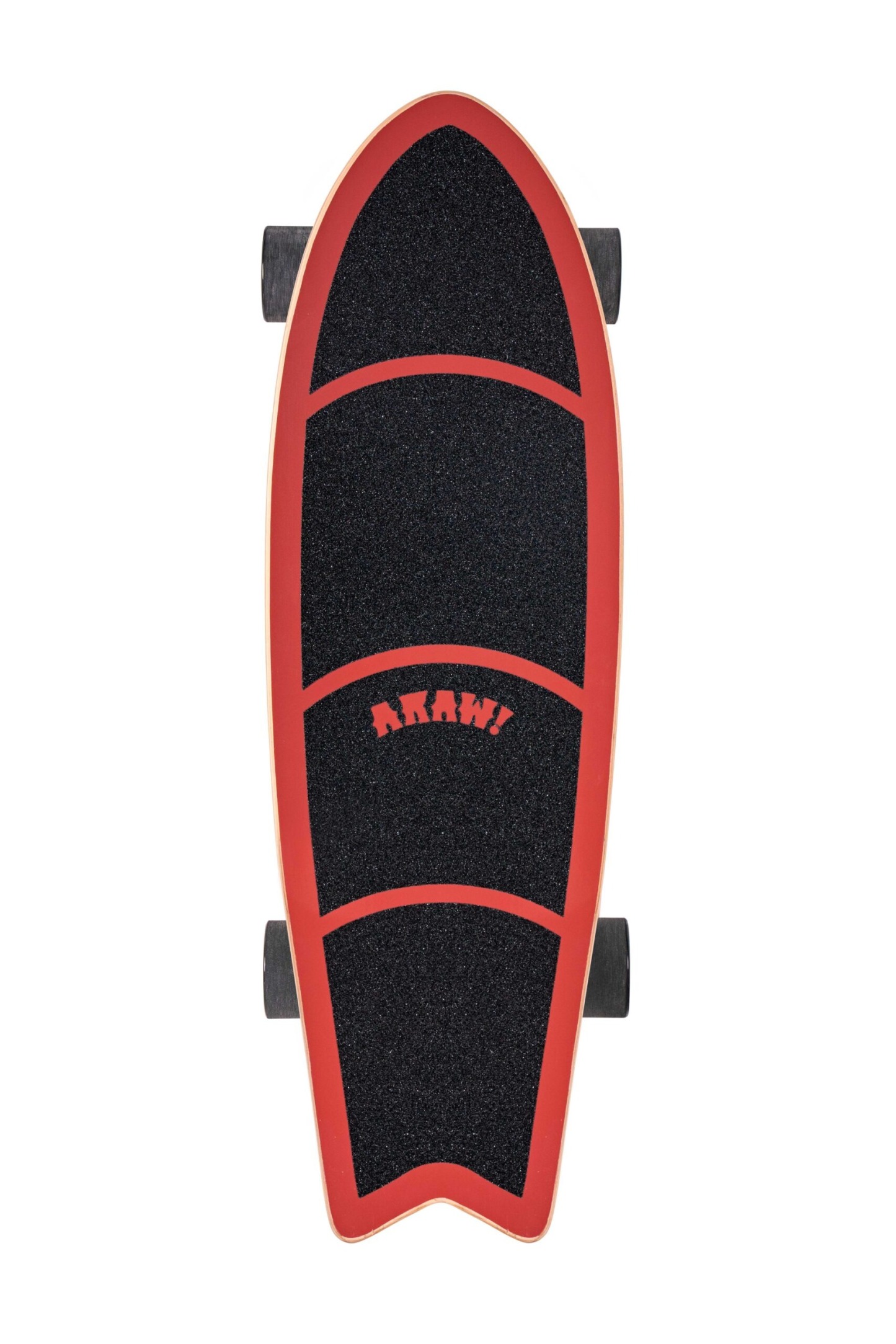 AKAW! - Street Code Brown 9.5" x 30" Complete Surfskate Cruiser Skateboard
