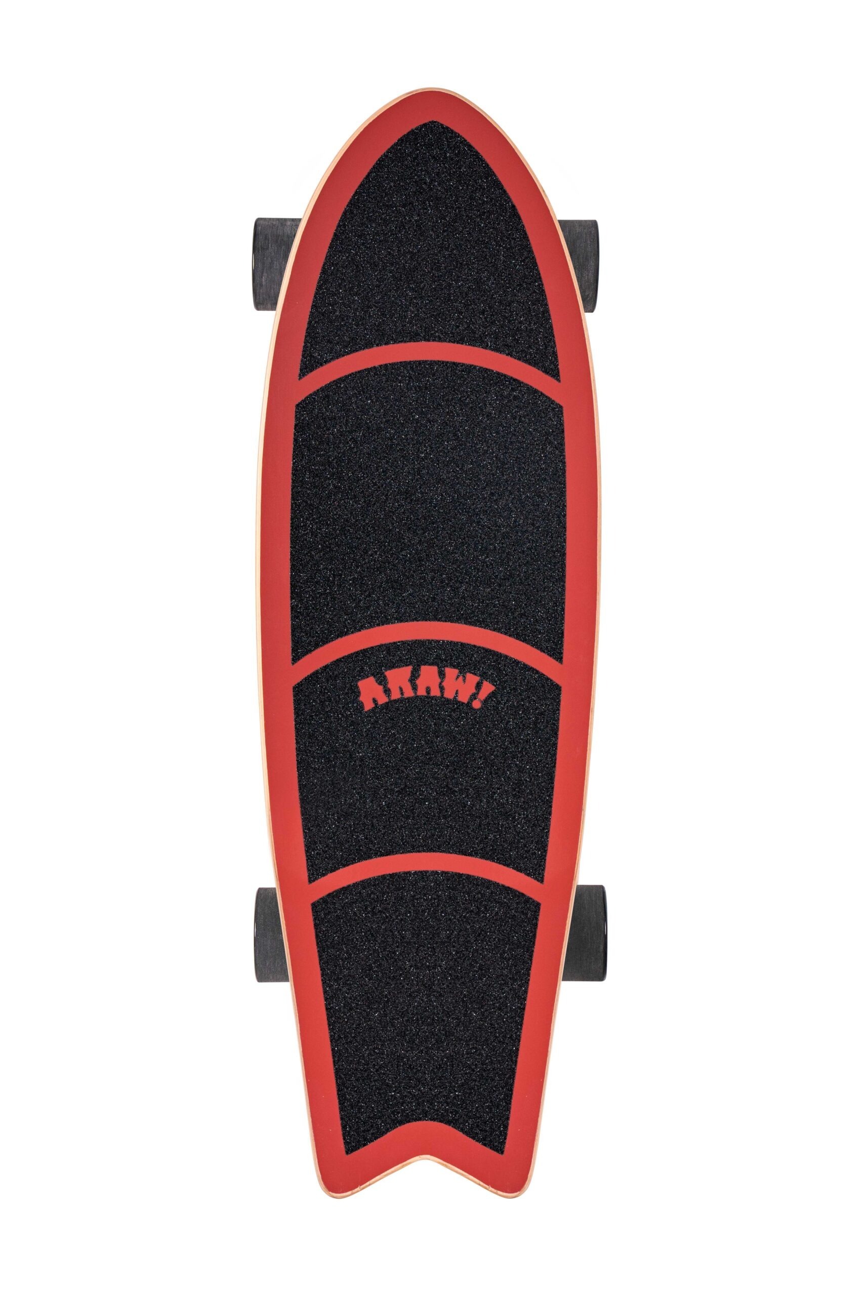 AKAW! - Street Code Brown 9.5" x 30" Complete Surfskate Cruiser Skateboard