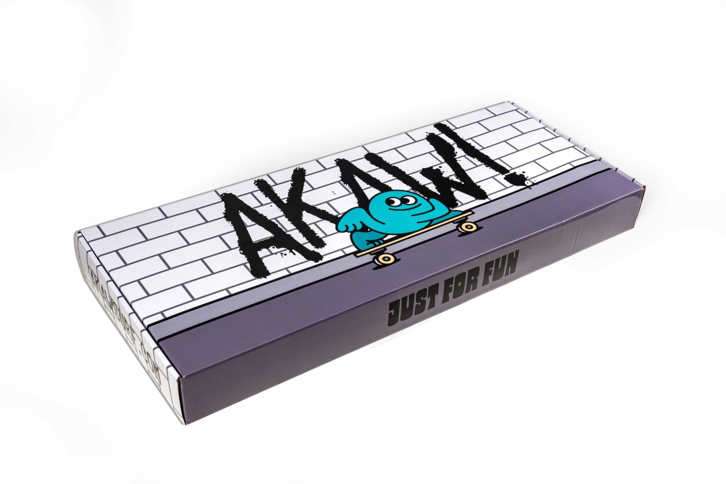 AKAW! - Street Code Brown 9.5" x 30" Complete Surfskate Cruiser Skateboard