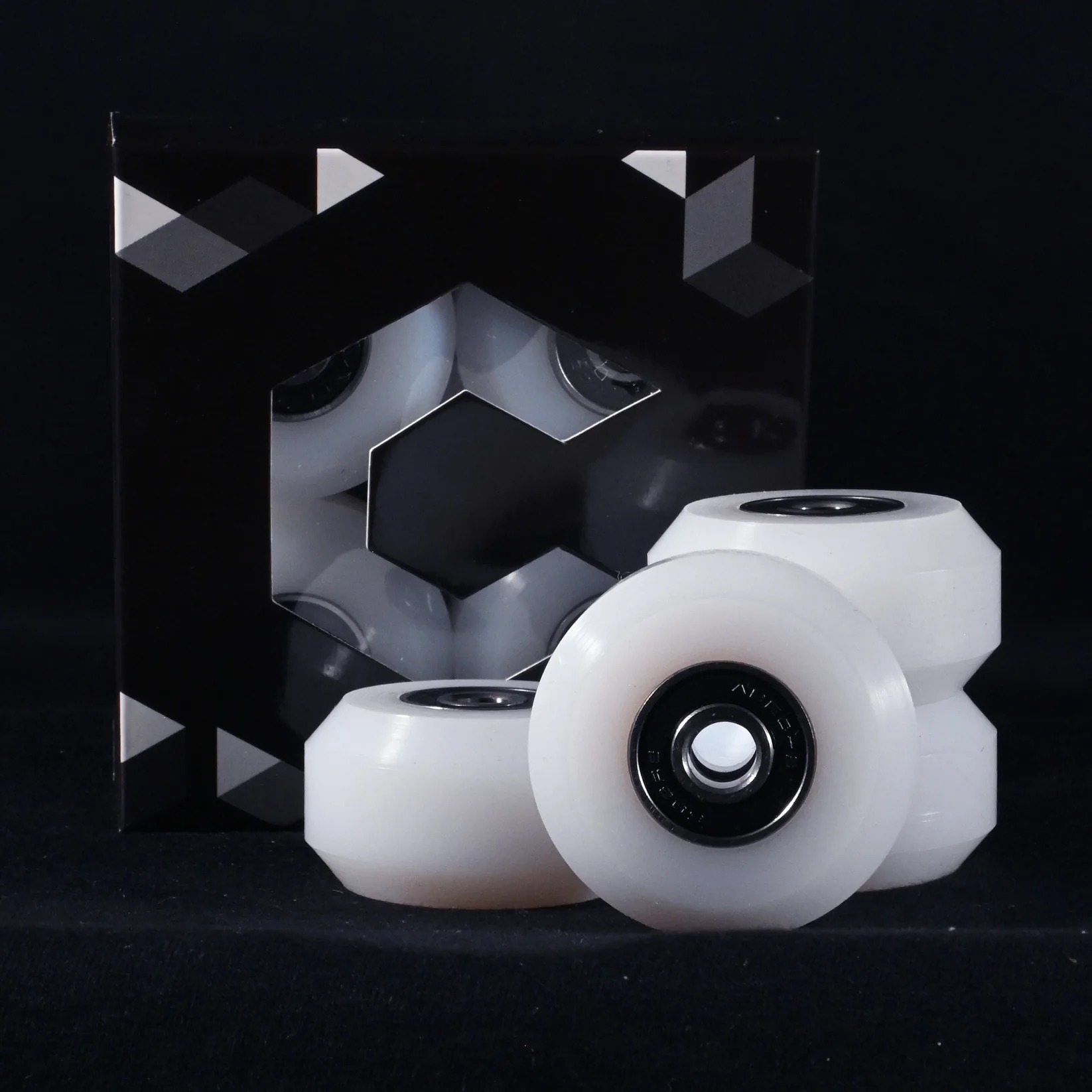 CHROMA - White UHMW Aggressive Inline Skate Antirocker Wheels