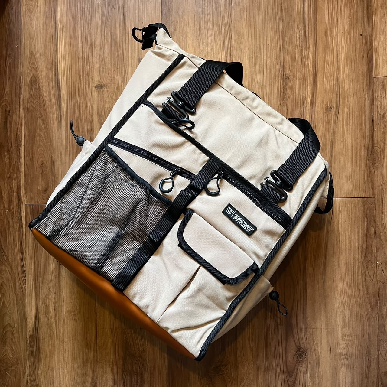 WRKT - Khaki Charu Skate Carrier Tote / Backpack