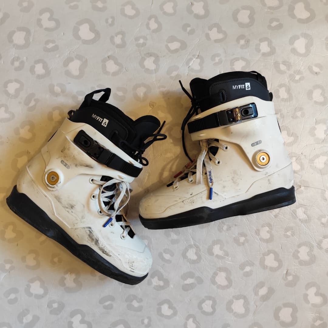 IQON - ACT AG White/Black Aggressive Inline Skate Boots (EU44-45 / USED)