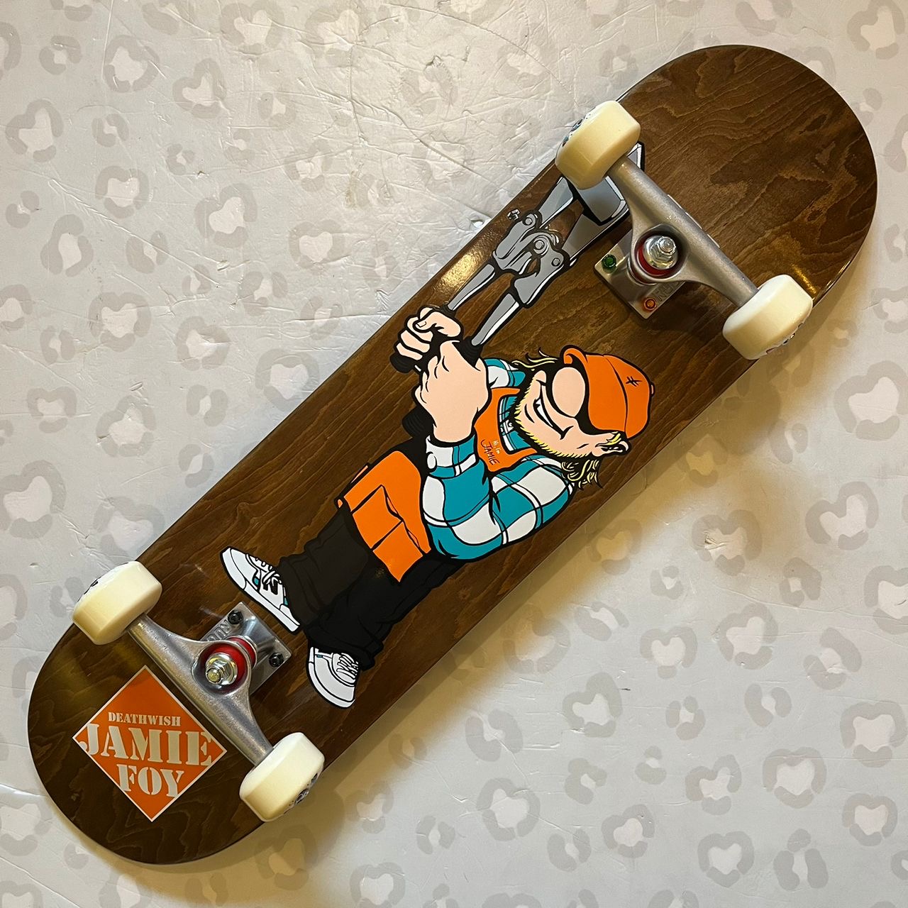 DEATHWISH - Foy Tool Man 8.125" Complete Skateboard (Ruckus + Bones Custom Promo)