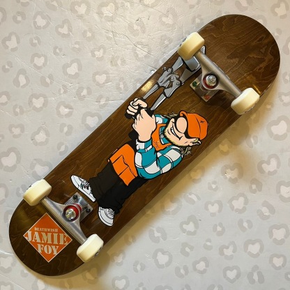 DEATHWISH - Foy Tool Man 8.125" Complete Skateboard (Ruckus + Bones Custom Promo)