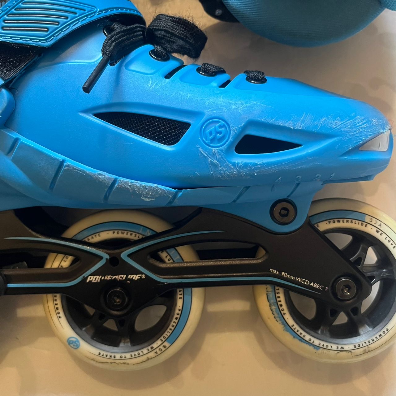 POWERSLIDE - Blue Phuzion Universe Kids Adjustable Inline Skates (EU37-40 / USED)
