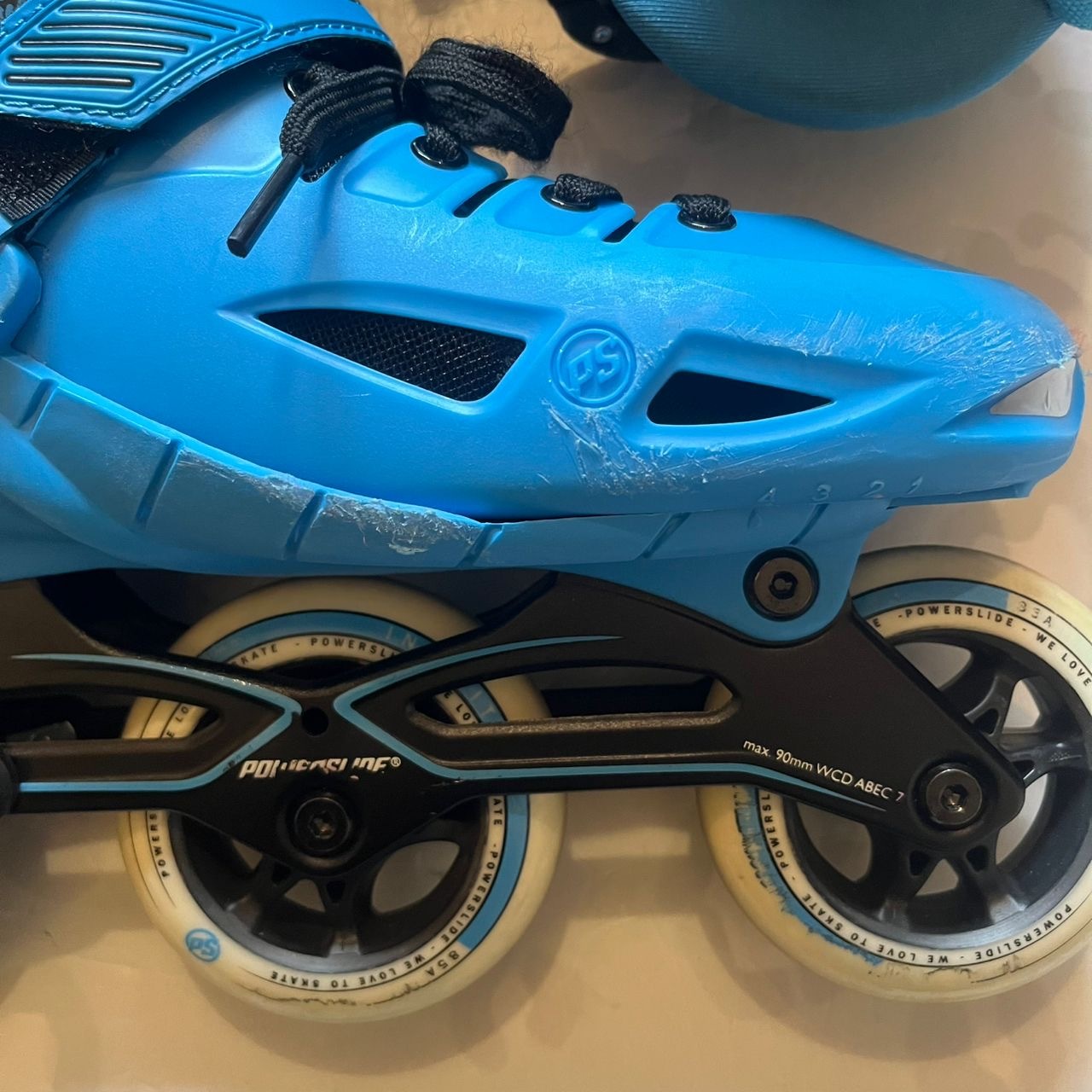 POWERSLIDE - Blue Phuzion Universe Kids Adjustable Inline Skates (EU37-40 / USED)
