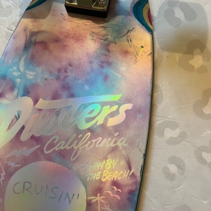 DUSTERS - Cruisin Chrome 37" Pintail Longboard (DISPLAY UNIT)