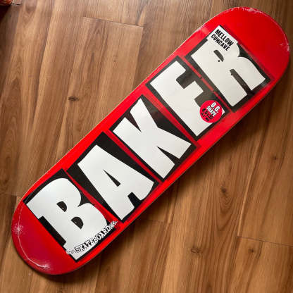 BAKER - Brand Logo White 8.5" Skateboard