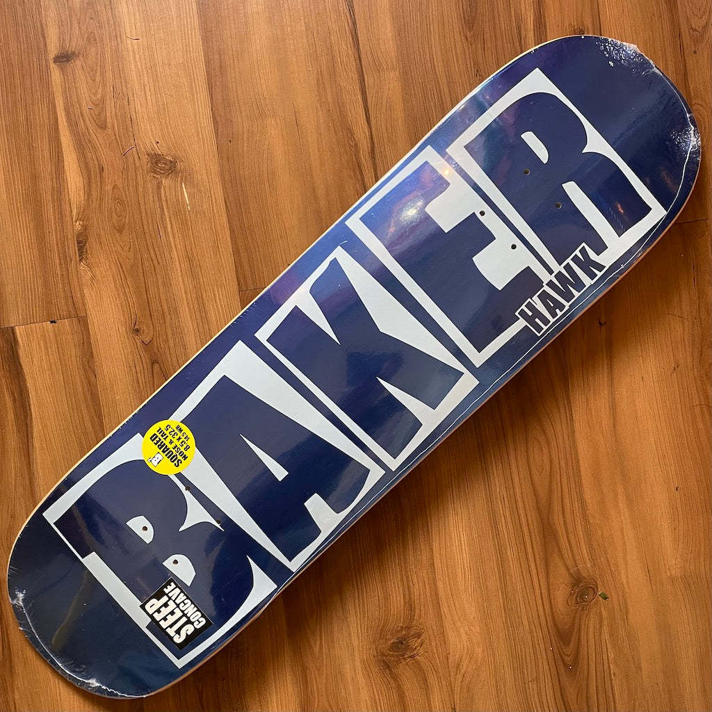BAKER - Hawk Brand Logo Blue Foil 8.5" Skateboard