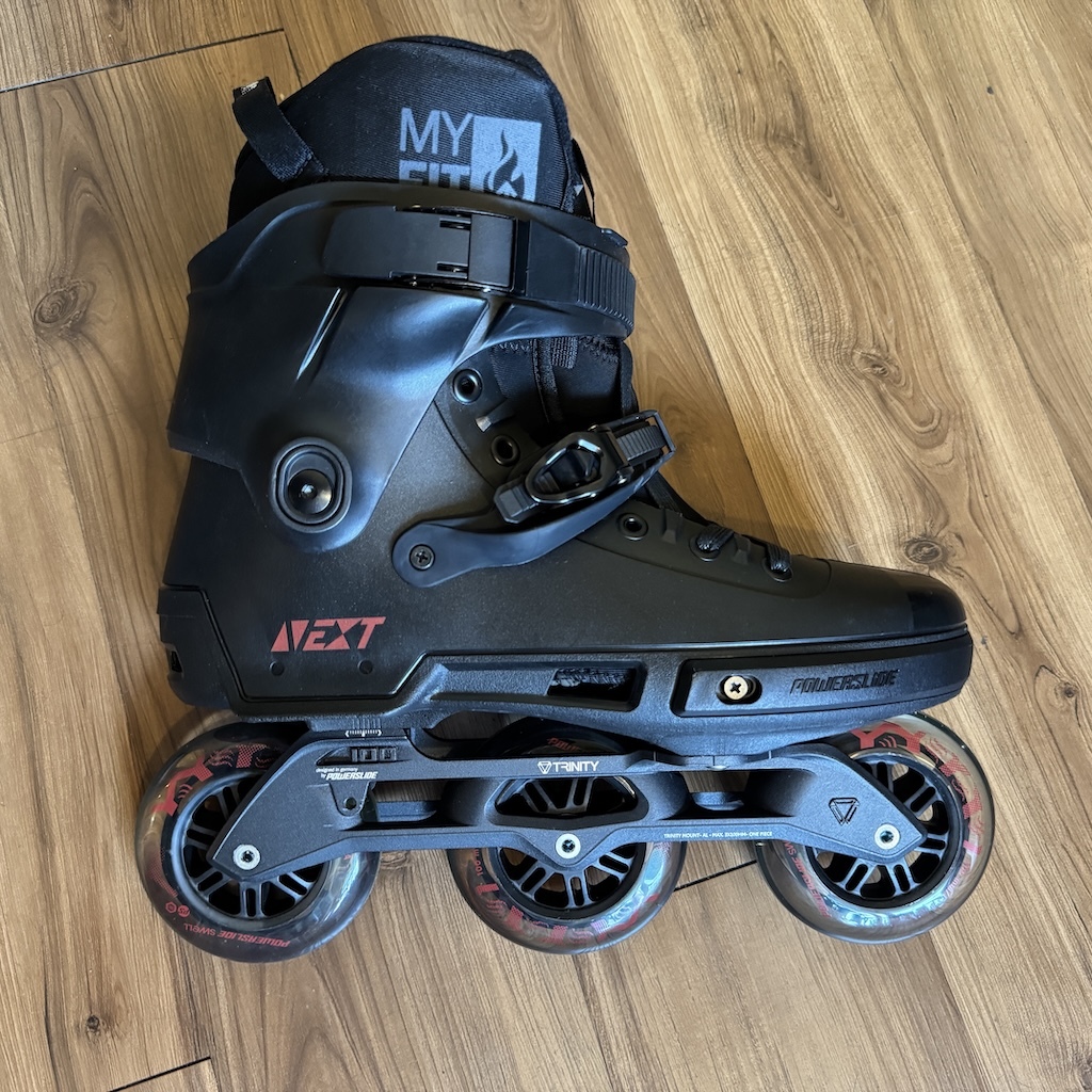 POWERSLIDE - Custom Next 100 Urban Inline Skates (EU46-47 / Black / Recall Liner)