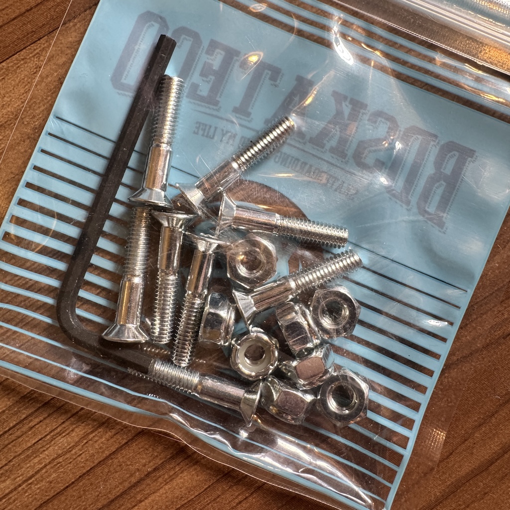 BD SKATE CO - 1" Allen Skateboard Hardware (Multiple Colours)