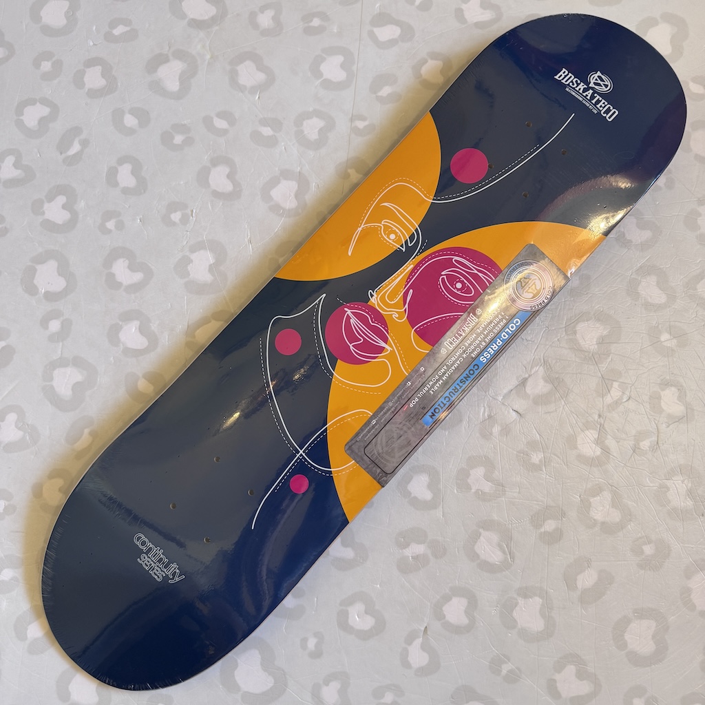 BD SKATE CO - Continuity Navy 8.0" Skateboard Deck