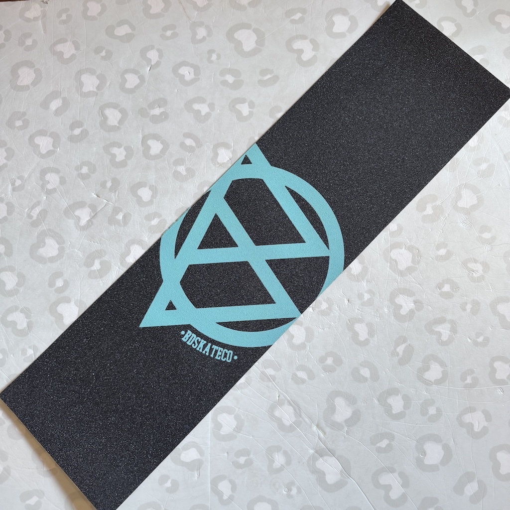 BD SKATE CO - Blue Concentric Logo Skateboard Griptape 