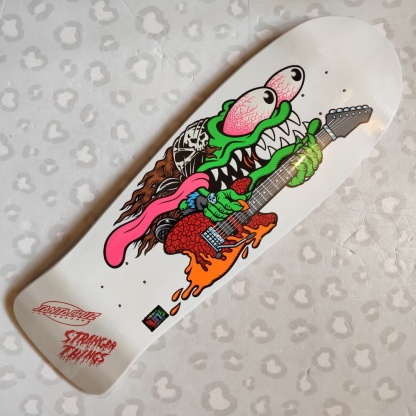 SANTA CRUZ - Stranger Things Meek Slasher Eddie Reveal 10.1" Skateboard Deck