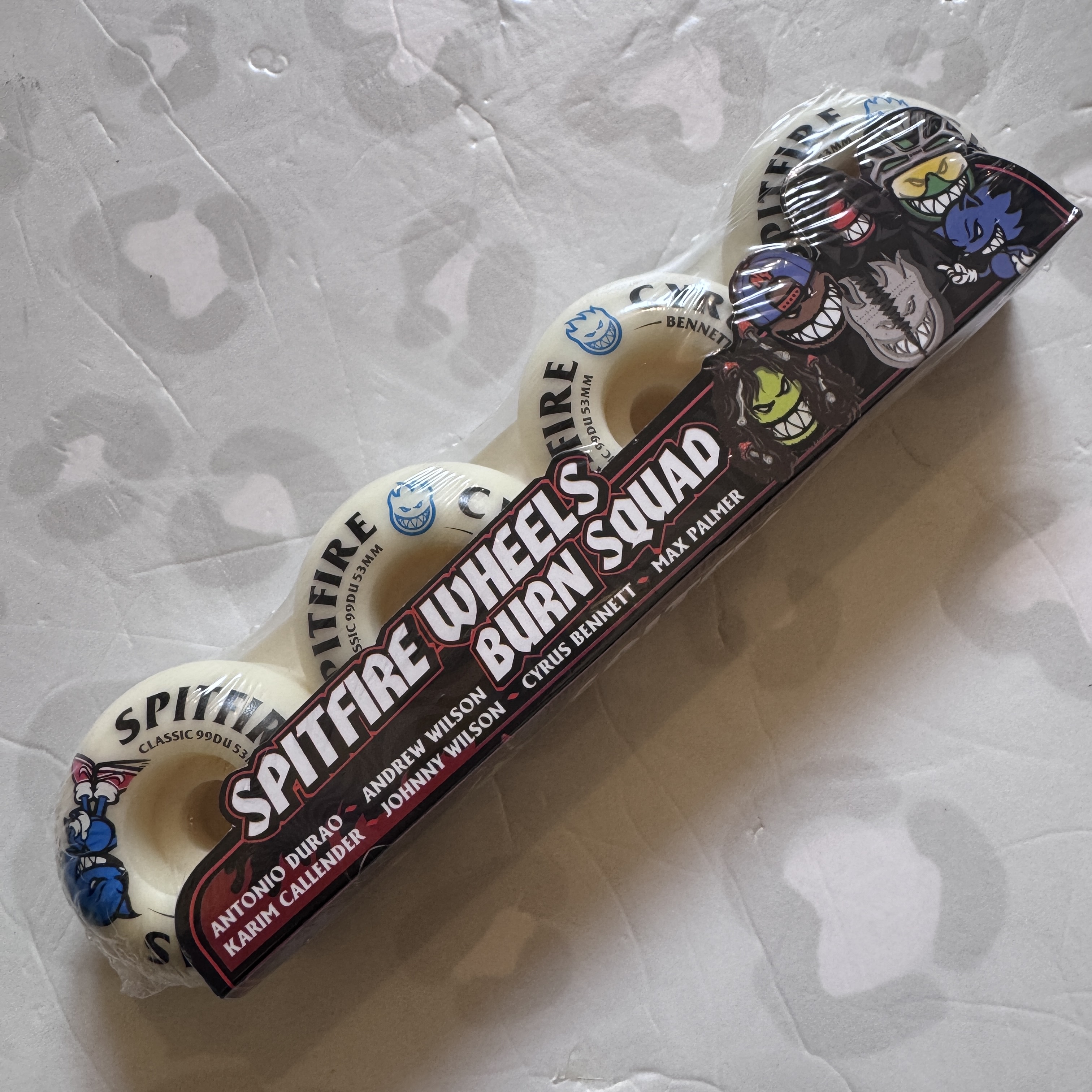 SPITFIRE - Formula Four 53mm/99a Bennett Burn Squad Skateboard Wheels