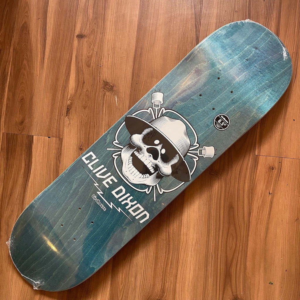 BIRDHOUSE - Dixon Skull Green 8.5" Skateboard