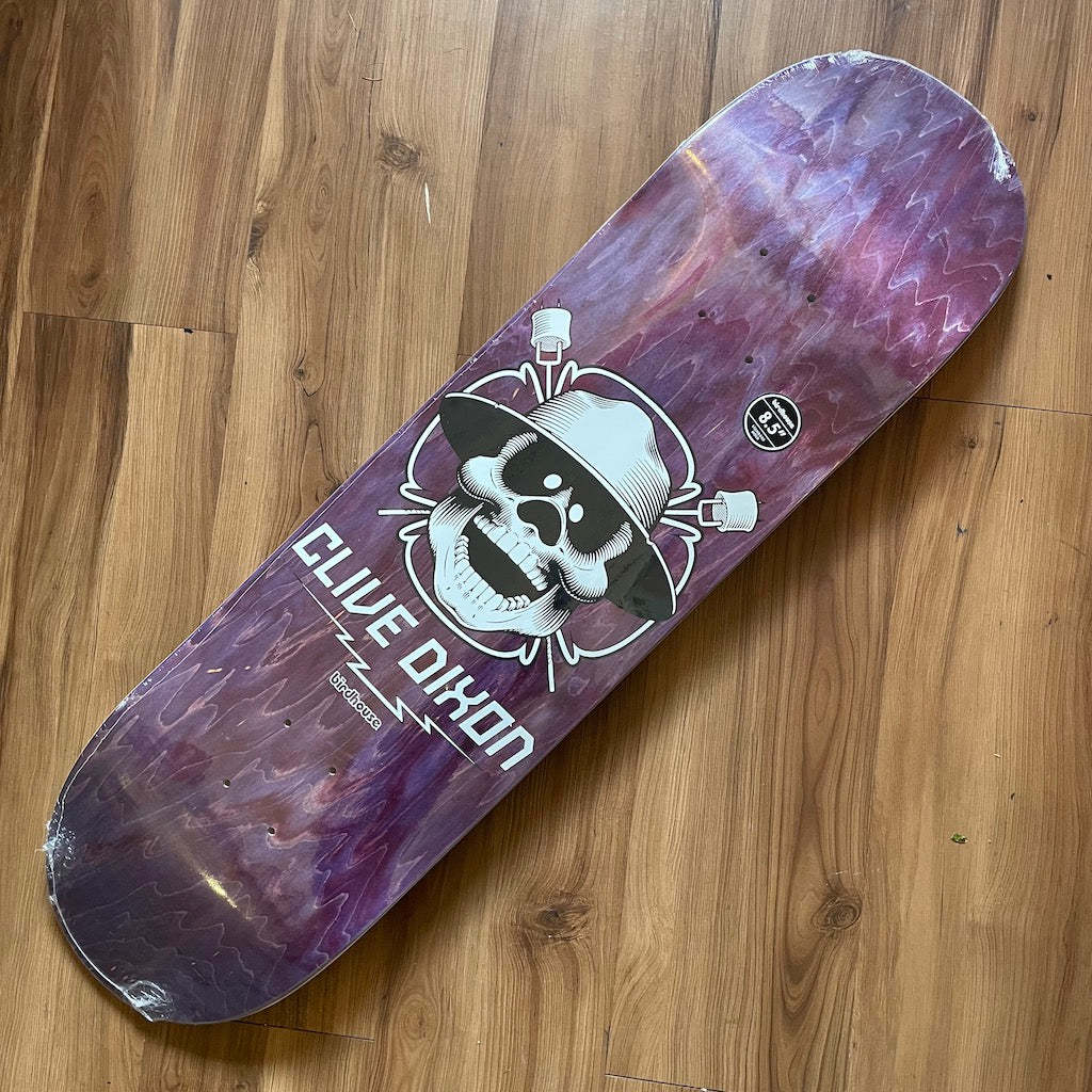 BIRDHOUSE - Dixon Skull Purple 8.5" Skateboard