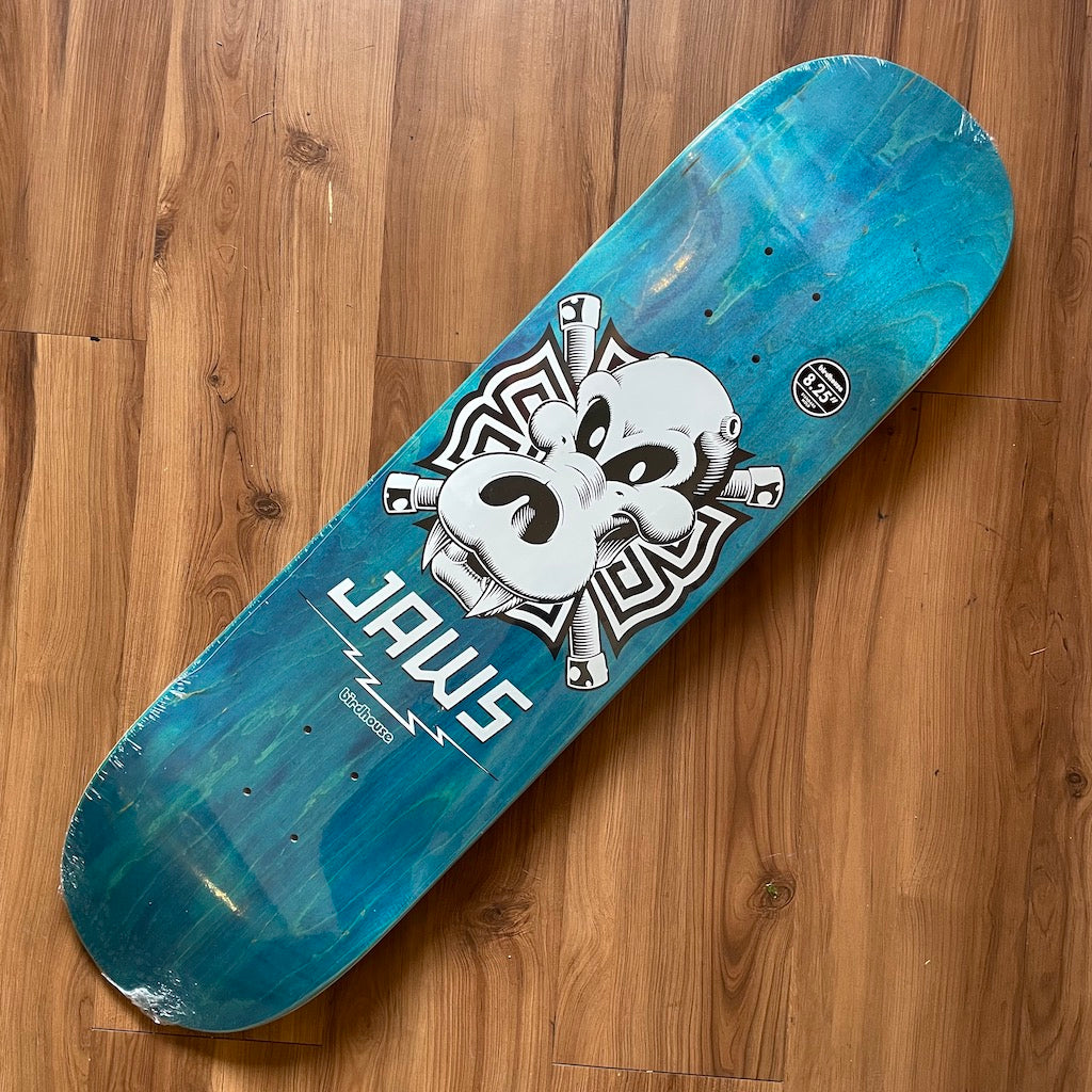 BIRDHOUSE - Jaws Skull 8.25" Skateboard