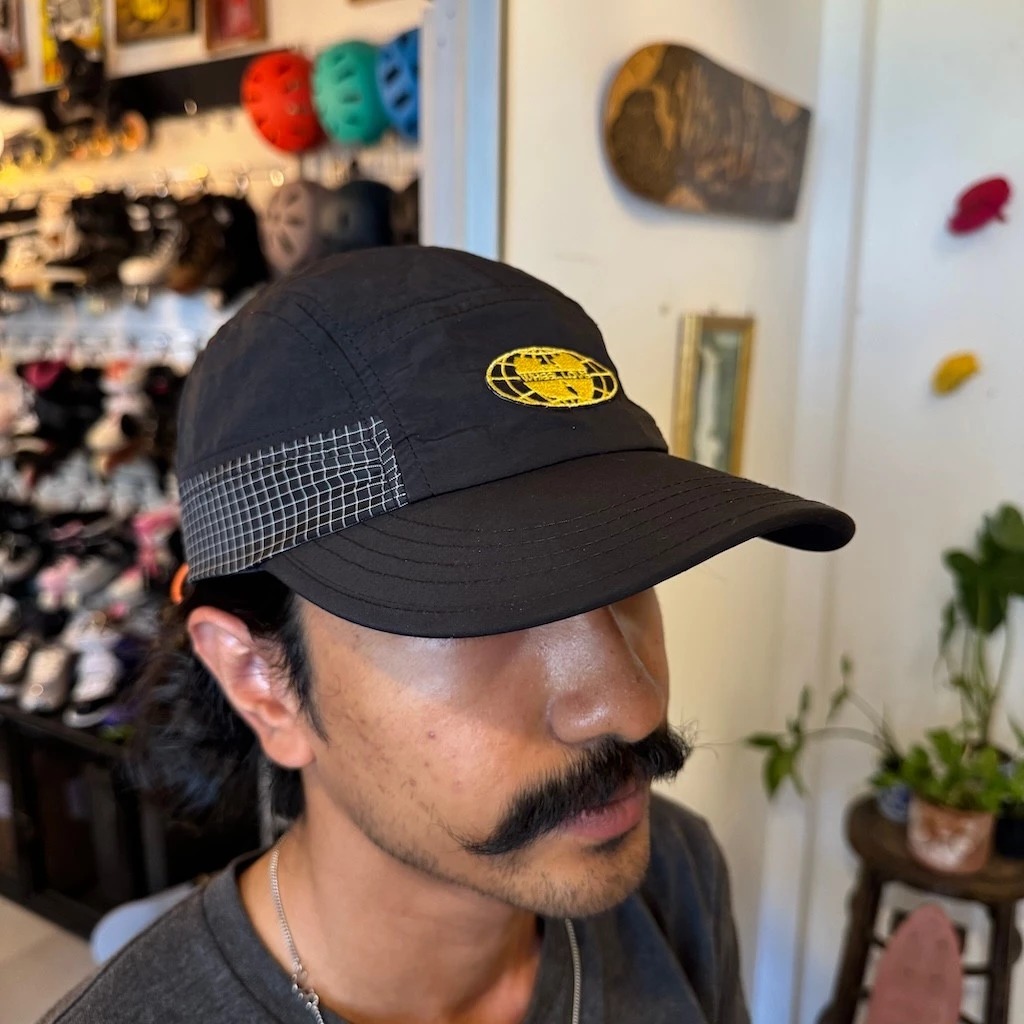 WHEEL LOVE - Black Tech Globe Wu Quick Dry Cap