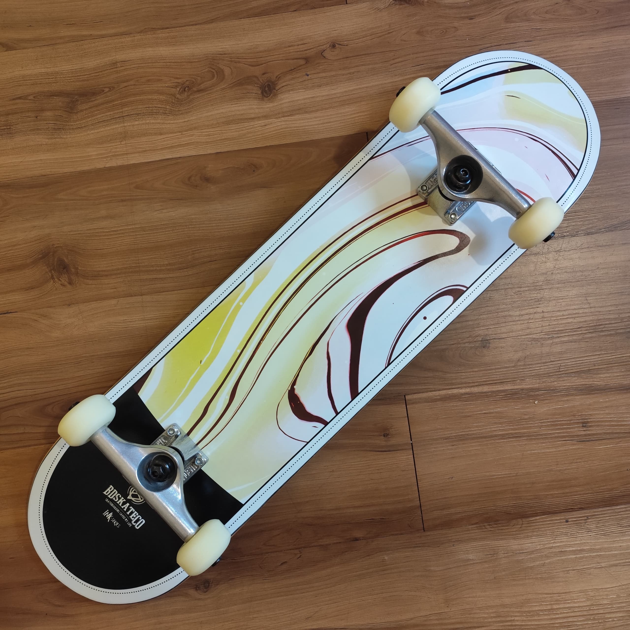 BD SKATE CO - Black Ink 8.0" Complete Skateboard (Independent Promo Deal)