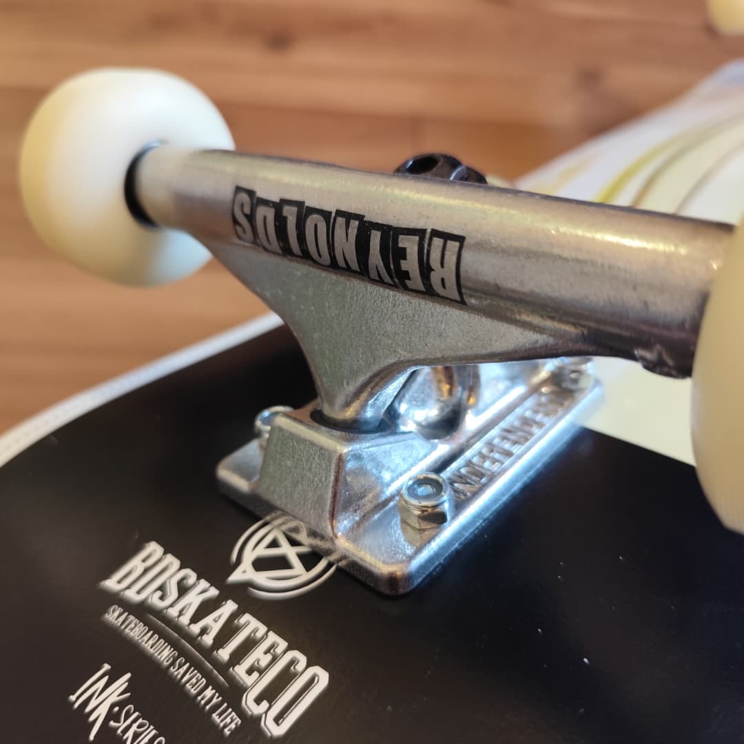 BD SKATE CO - Black Ink 8.0" Complete Skateboard (Independent Promo Deal)