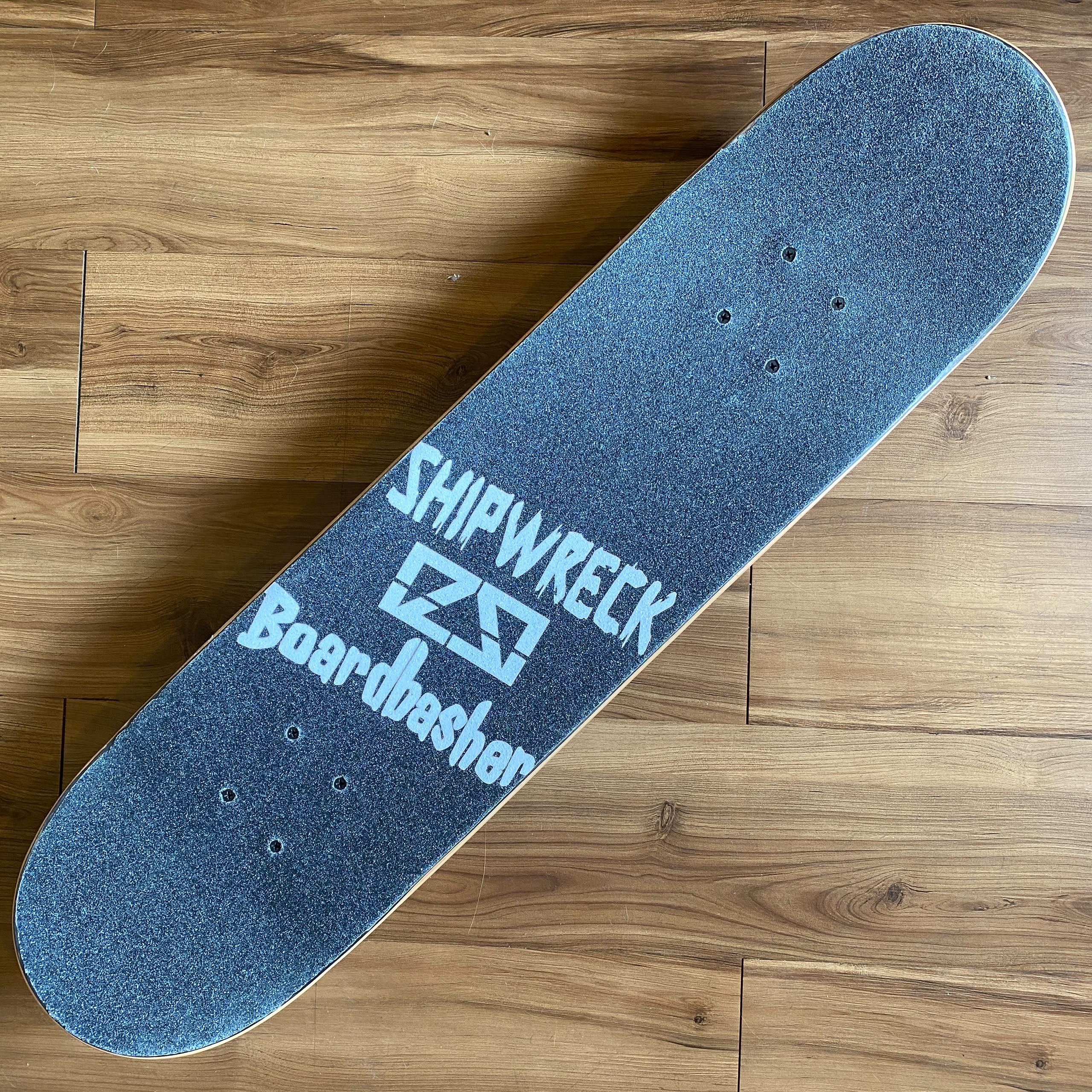 BLANK - Red 7.5" Complete Skateboard (Nomad, Shipwreck & Boardbasher Custom) 