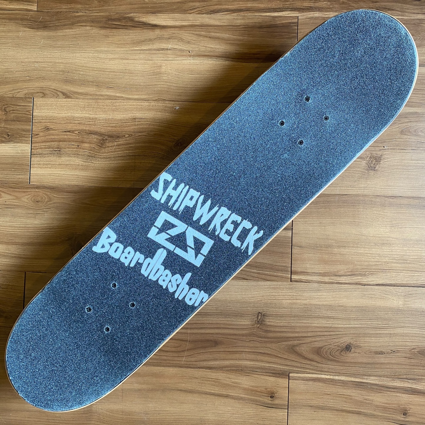 BLANK - Red 7.5" Complete Skateboard (Nomad, Shipwreck & Boardbasher Custom) 