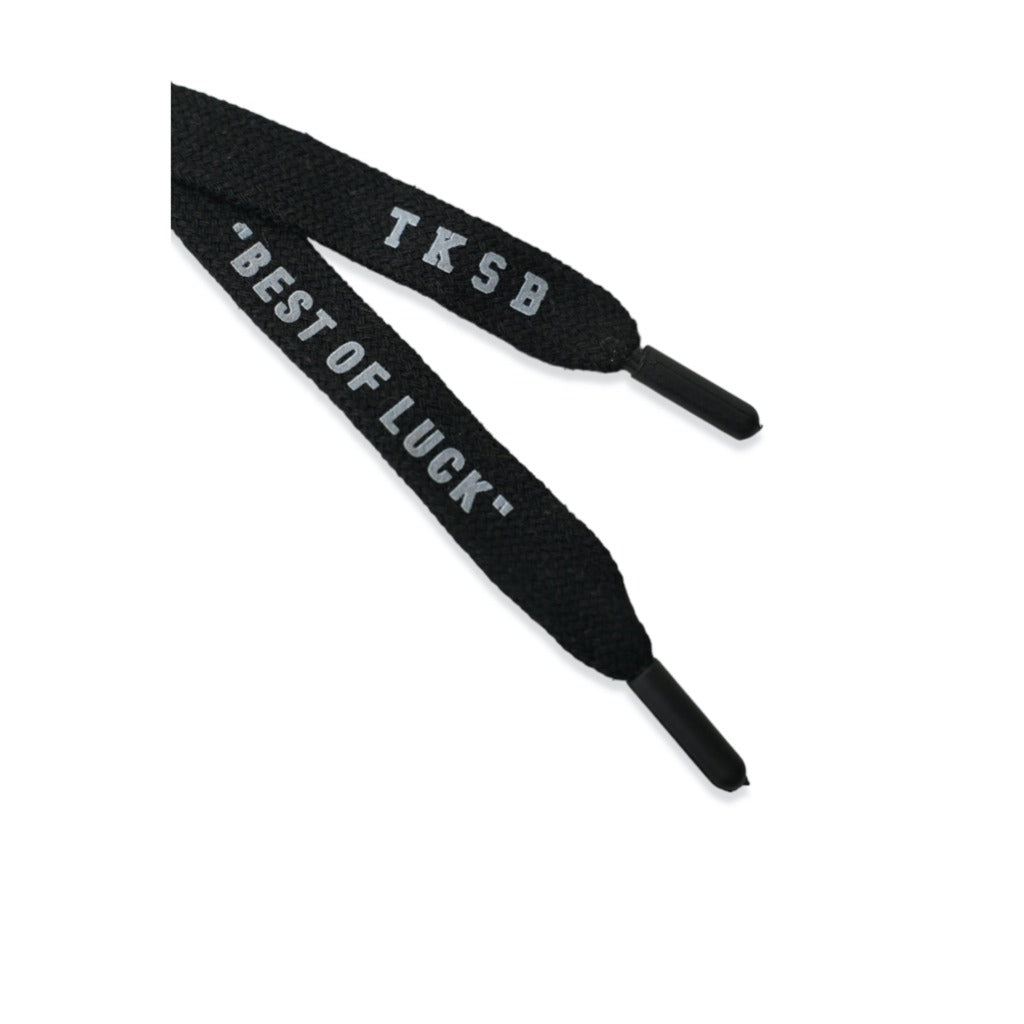 TKSB - Black "Best Of Luck" Lace Belt