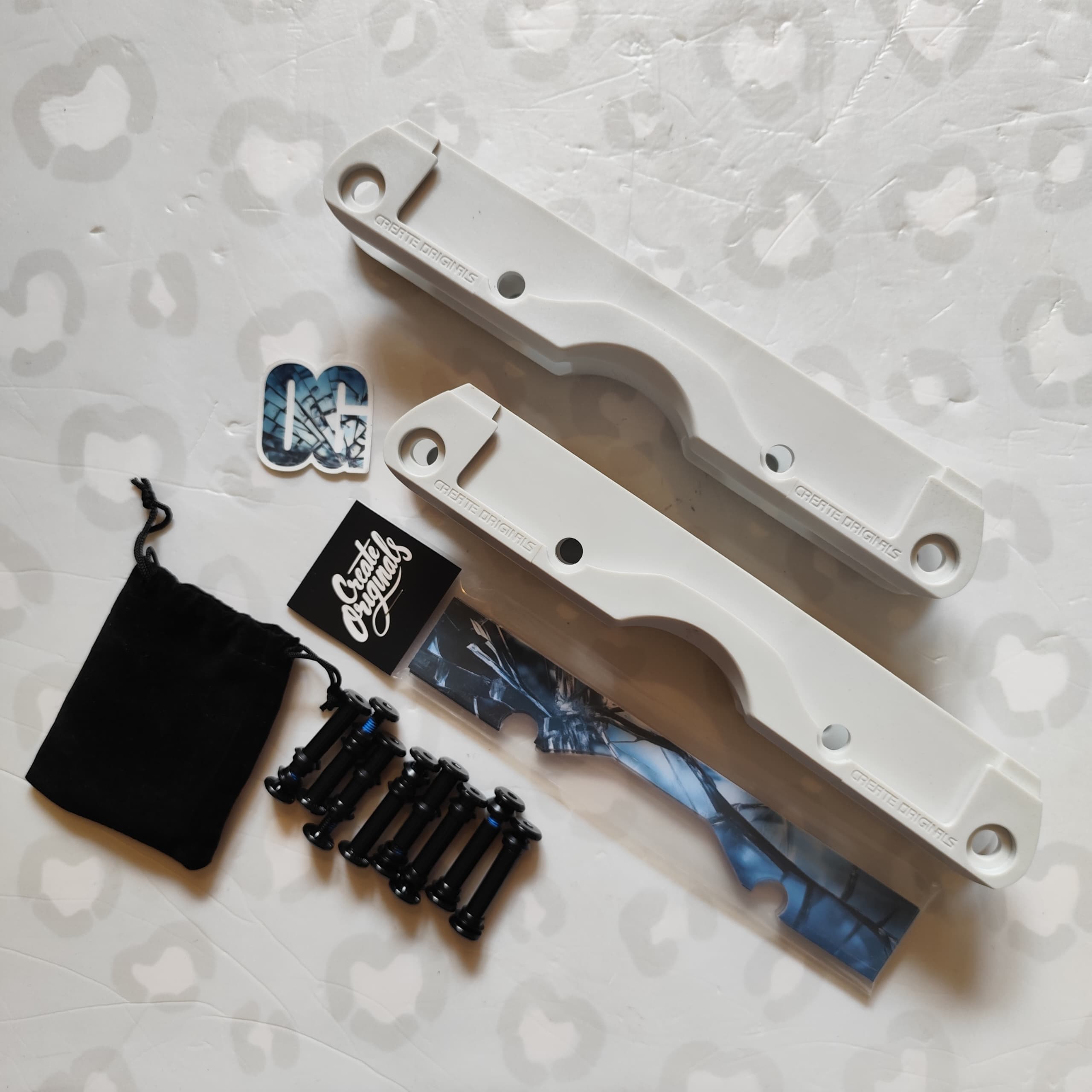 CREATE ORIGINALS - Broskow Fractured Vision (Black / Light Grey) UFS Aggressive Inline Skate Frames