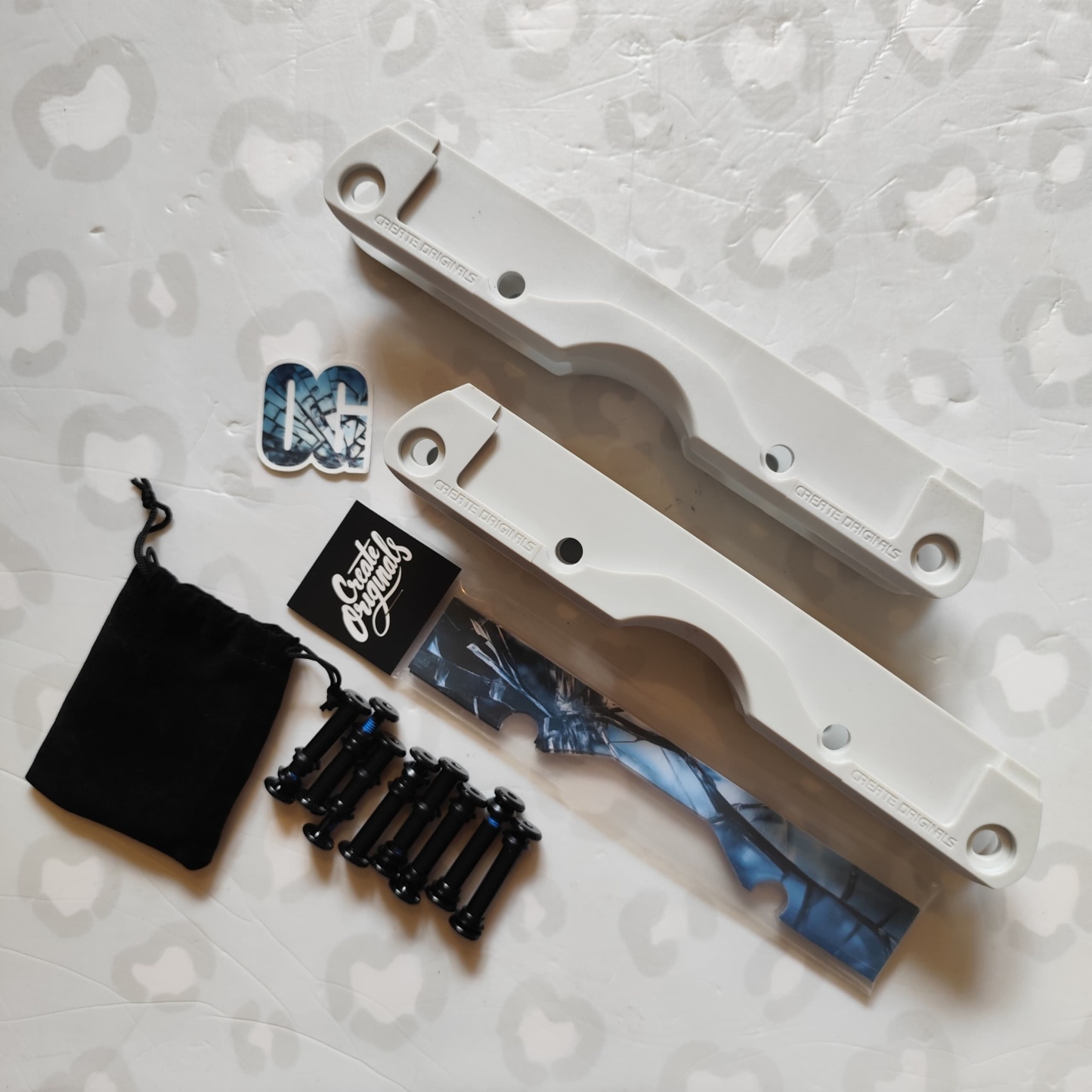 CREATE ORIGINALS - Broskow Fractured Vision (Black / Light Grey) UFS Aggressive Inline Skate Frames