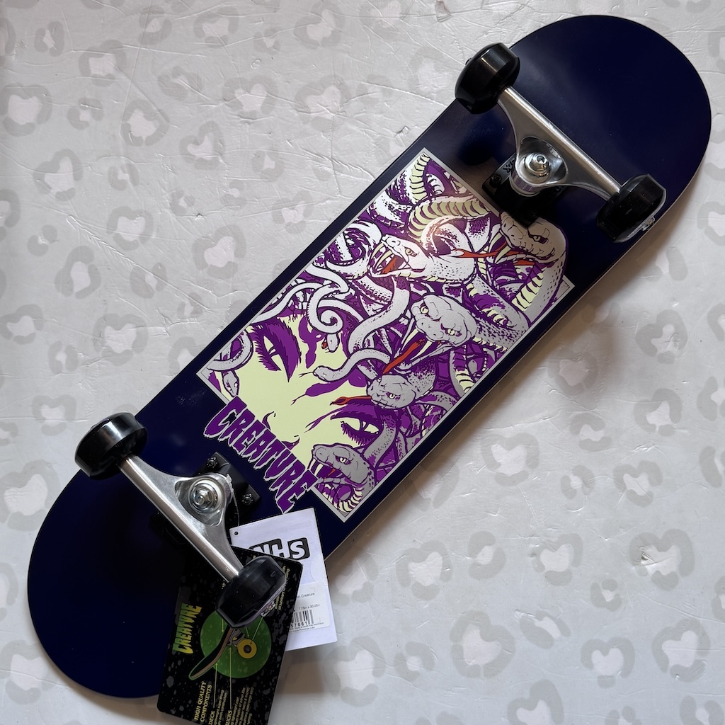 CREATURE - Medusa 2 Purple 7.75" Complete Skateboard