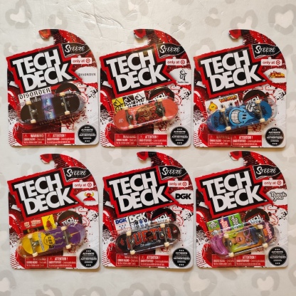 TECH DECK - Plastic Singles 30mm Fingerboard (Set A) 