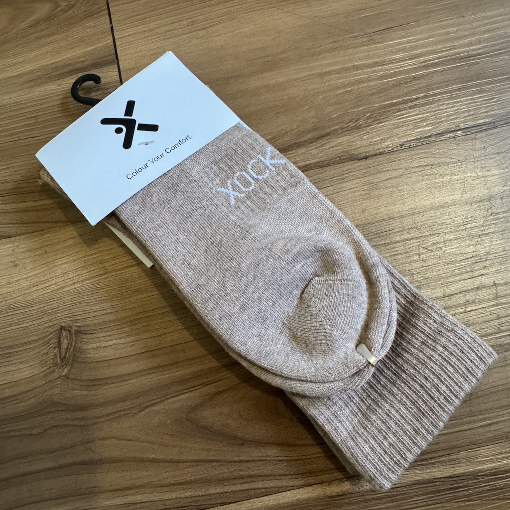 XOCKS - C22 Desert Brown Crew Socks