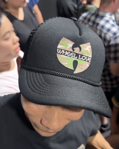 WHEEL LOVE - Camo Regular Brim Wu Trucker Cap