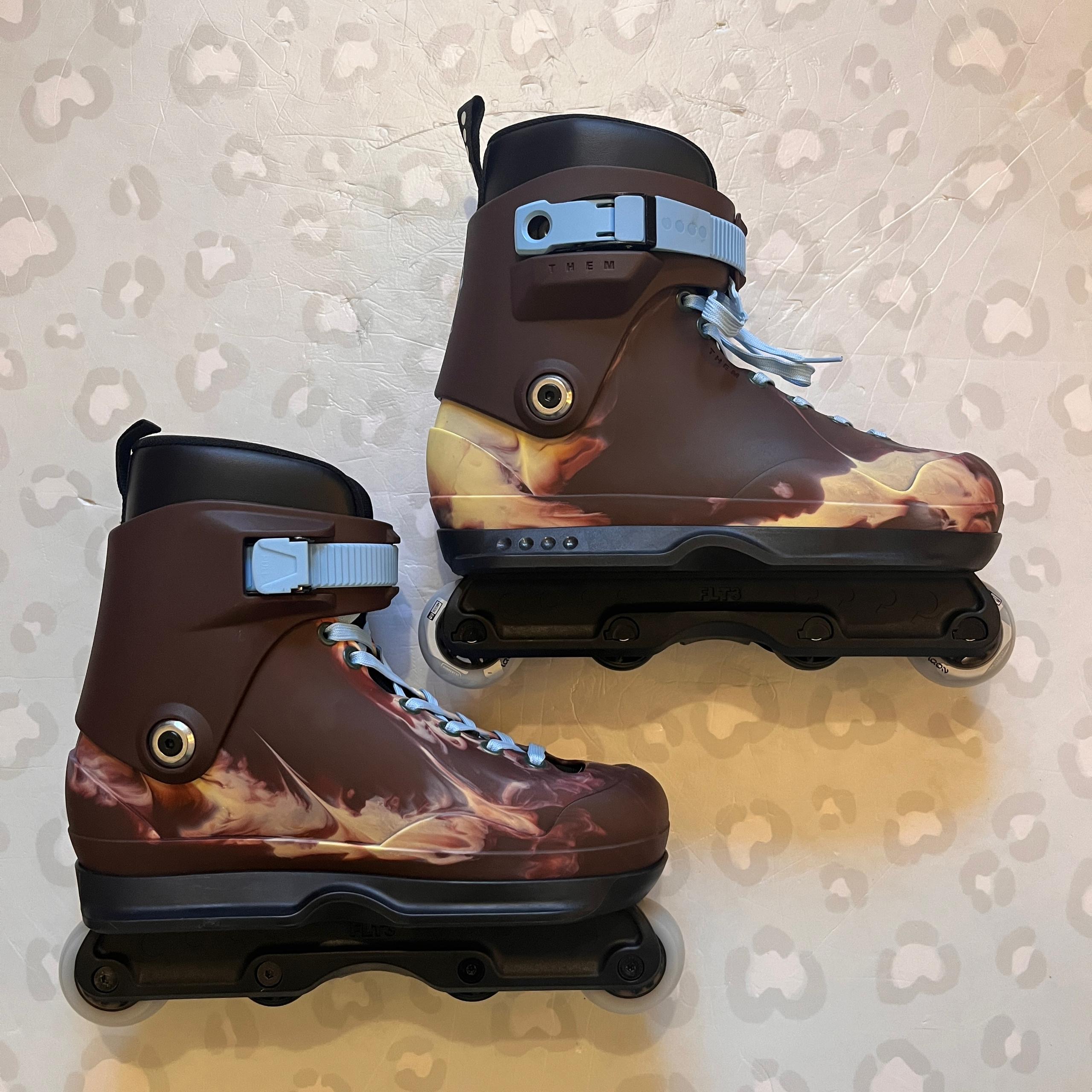 THEM - Braindead II 909 Aggressive Inline Skates (901 Plates + Ground Control FLT3 Upgrade)