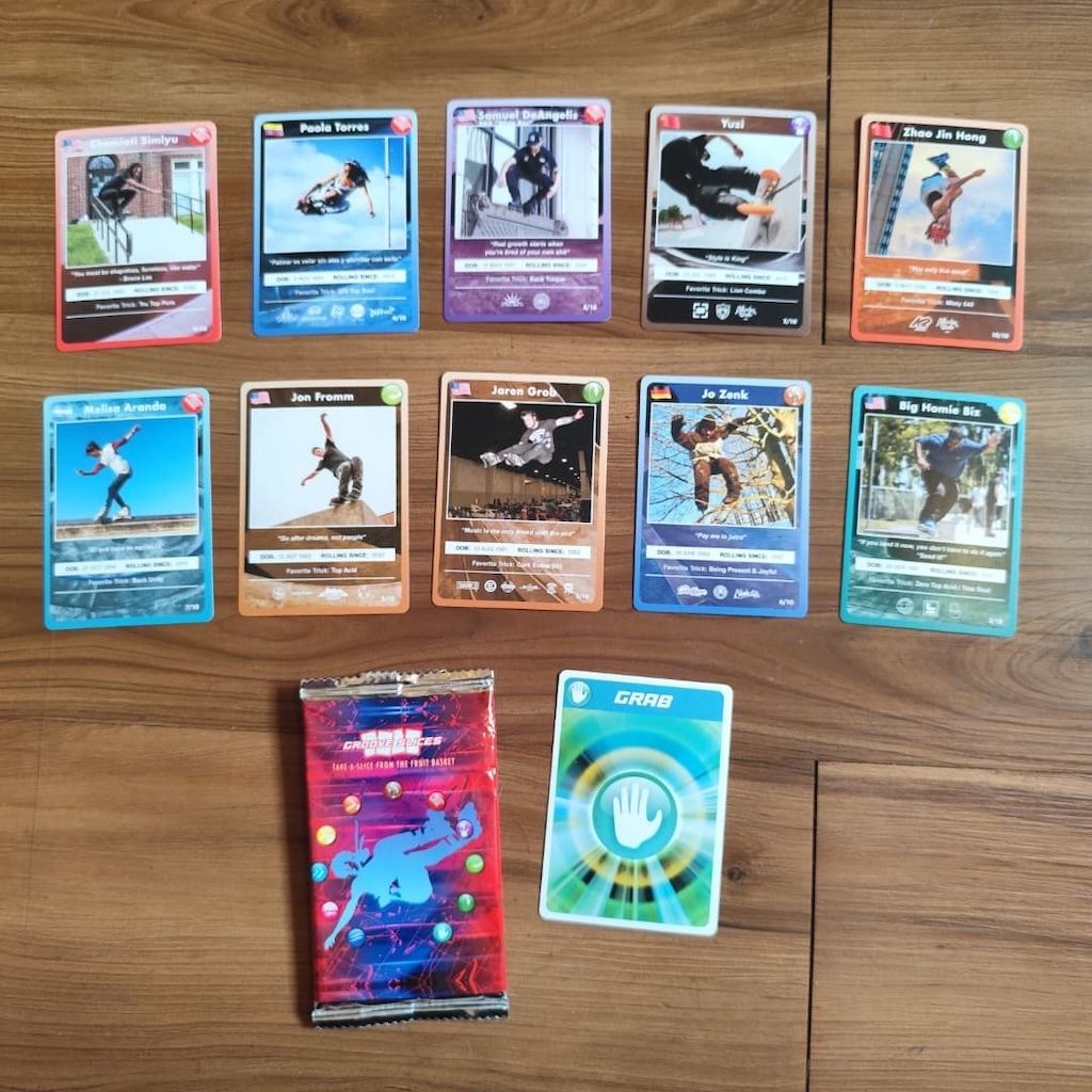 LFTOVRS - Groove Slices Collectible Skate Trading Card Pack (Preview Edition)