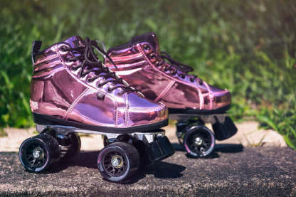 CHAYA - Pink Laser Roller Skates