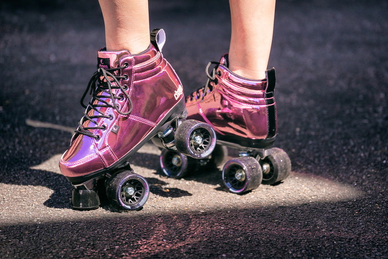 CHAYA - Pink Laser Roller Skates
